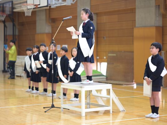 児童会立会演説会