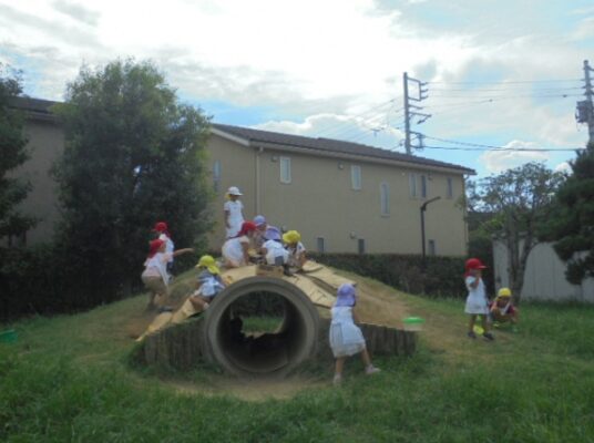 異年齢の自然なかかわり