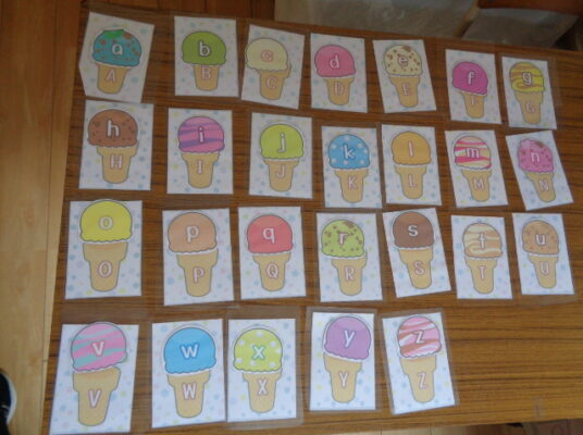 Icecream ABCs 英会話の言葉作りゲーム