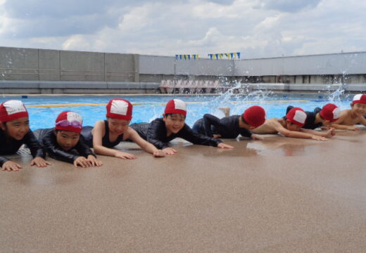 1年ぶりの水泳授業(2年生)
