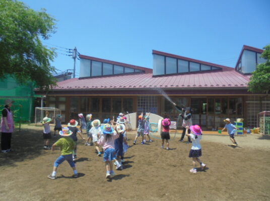 年長わくドキ授業「音楽」・午後水浴び？！