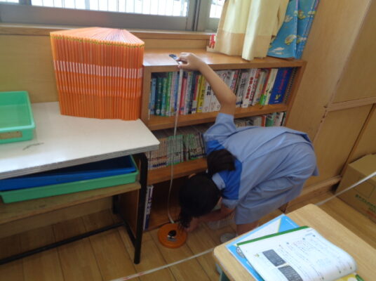 まきじゃくに苦戦（３年 算数）