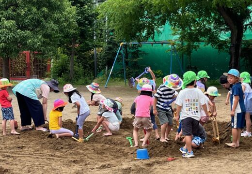 今年最初の水遊び