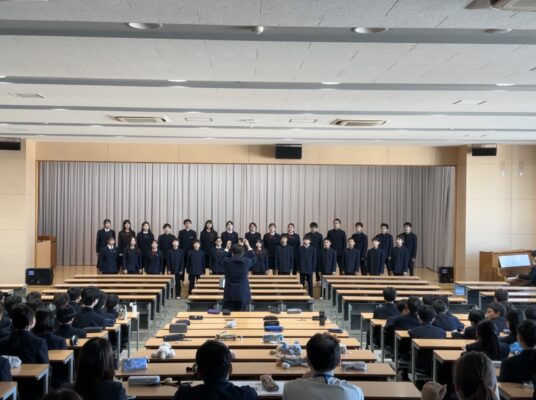 1年生合唱コンクール