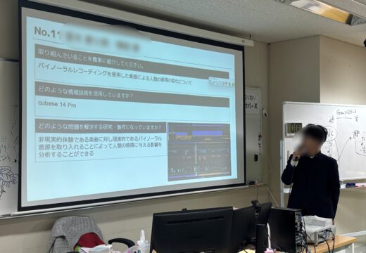 情報Ⅱ「卒業研究・卒業制作」発表会を実施しました