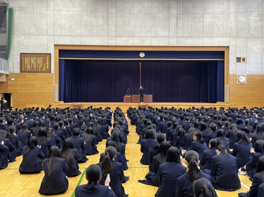 終業式・大掃除