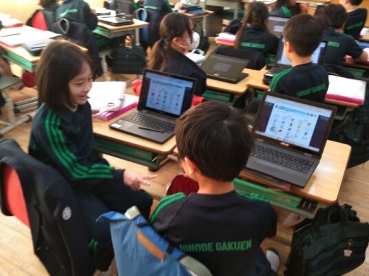 12月に入って約１週間（３年生　英語）