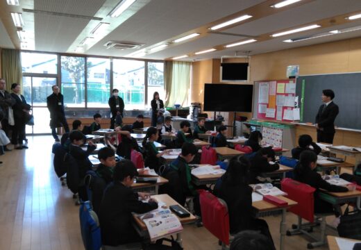 授業参観が行われました