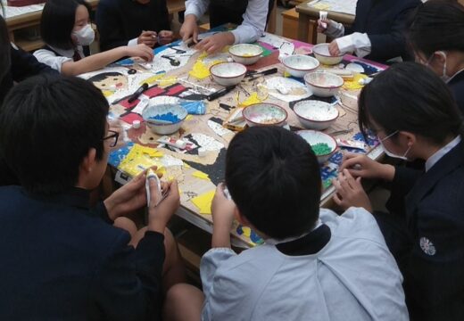 完成間近！卒業制作（６年生　図工）