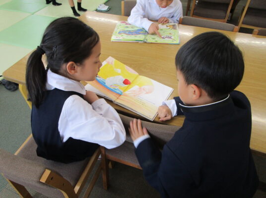 読書の授業（1年生）
