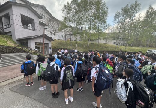 5年生自然教室 嬬恋の自然に囲まれて