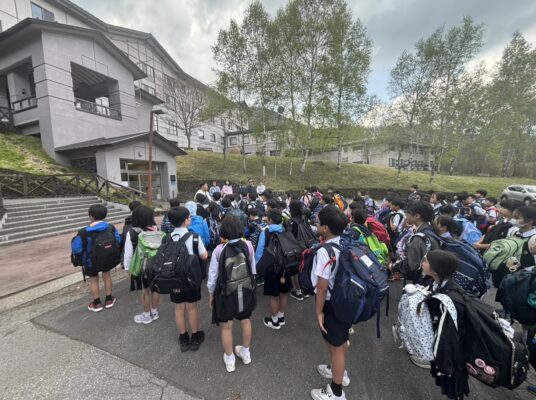 5年生自然教室 嬬恋の自然に囲まれて