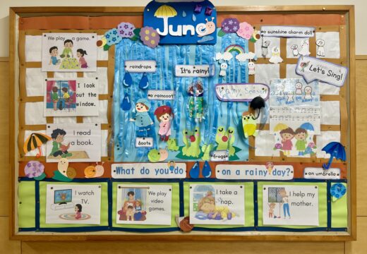 We had a class observation today!