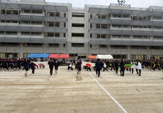 体育祭予行を行いました！