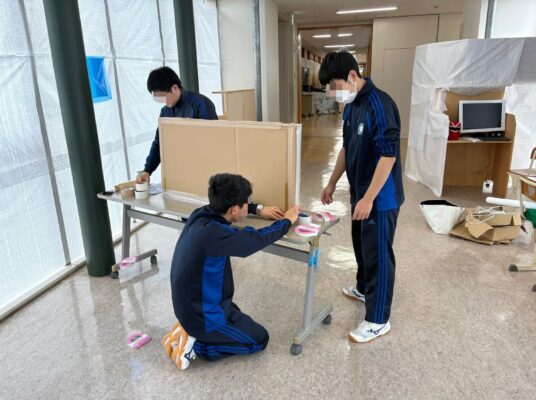 日出祭準備が始まりました！