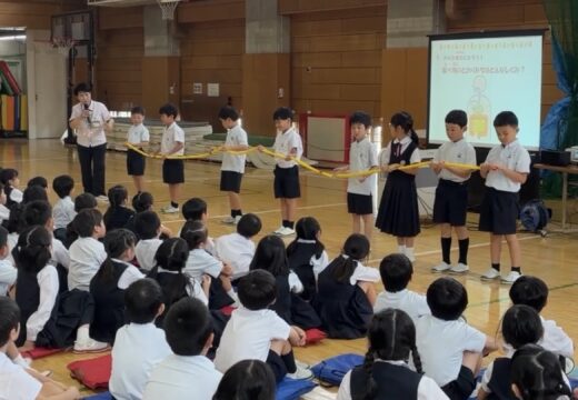 「うんち」とともだちになれたよ！（１・２年生 体育）
